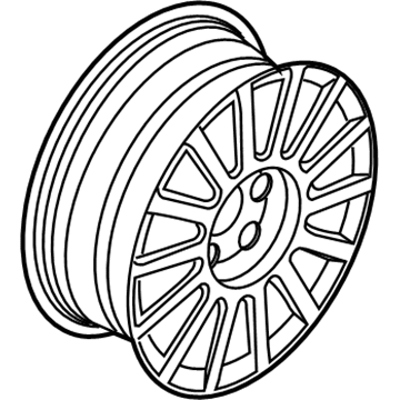 Ford 7N7Z-1007-D Wheel, Alloy