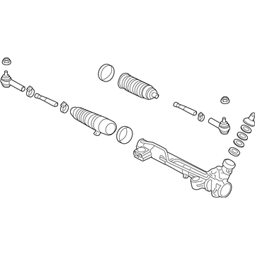 2006 Lincoln Mark LT Steering Gear Box - 8L3Z-3504-ARM