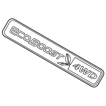 Ford CJ5Z-9942528-D Nameplate