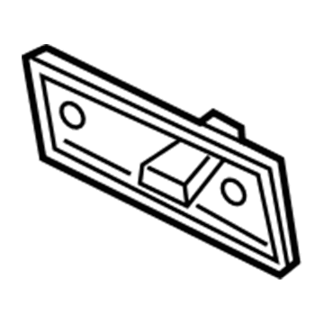 Ford F2TZ-17A385-A License Bracket