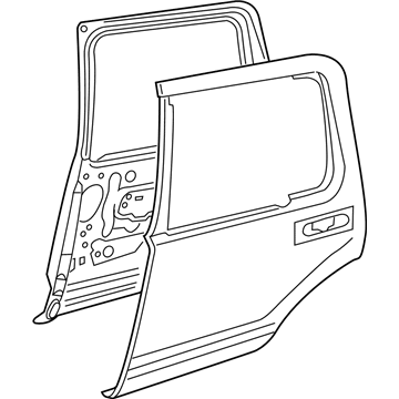 Mercury 7L9Z-7824630-A Door Assembly