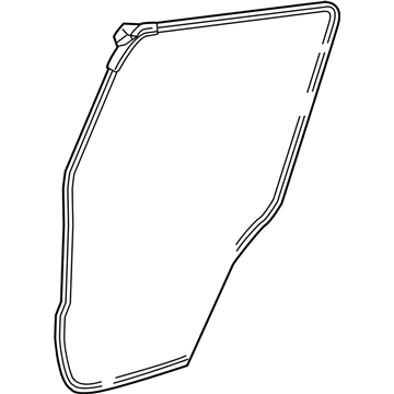 Mercury 8L2Z-78253A10-A Weatherstrip On Body