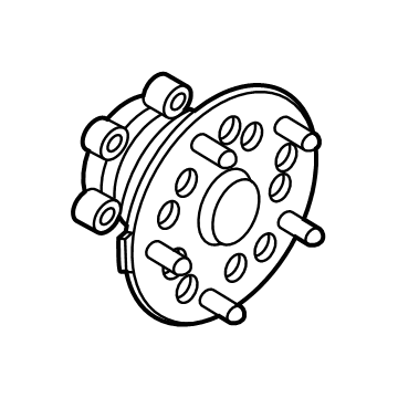 Ford NK4Z-1109-A Hub Assembly