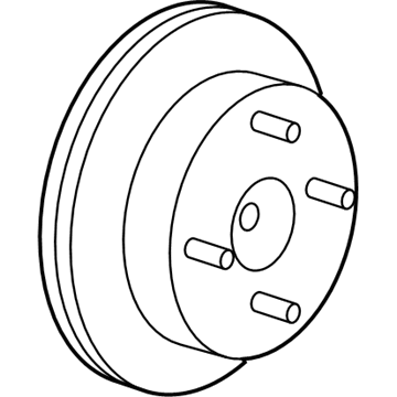 2002 Ford Focus Brake Disc - 2M5Z-2C026-AA