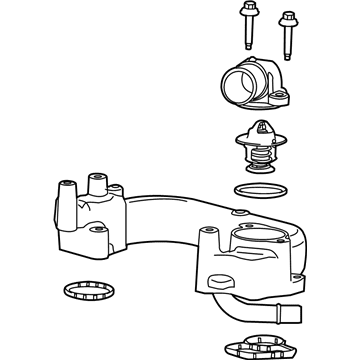 Ford 7R3Z-8C368-D Thermostat Unit