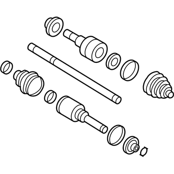 Ford 1L2Z-4K139-CB Axle Assembly