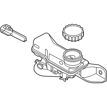 Mercury 9H6Z-2K478-A Reservoir Tank