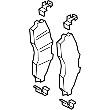 Ford DC3Z-2001-J Brake Pads