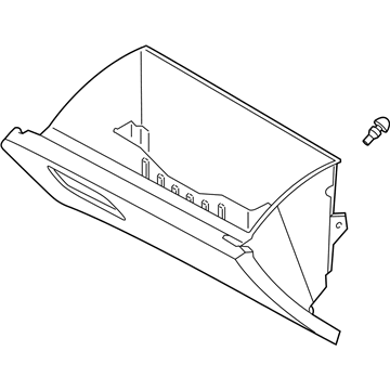 Ford KB3Z-2106010-AB Glove Box Assembly