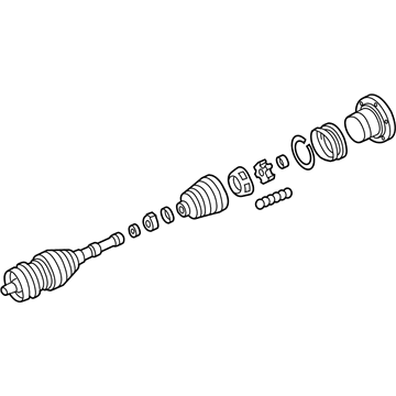 Ford 5L1Z-3B436-AA Axle Assembly