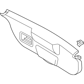 Ford BE8Z-5846404-AA Lift Gate Trim