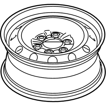 Ford 5L3Z-1015-DA Wheel, Spare