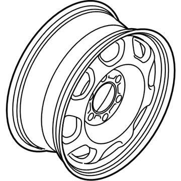 Ford FL3Z-1015-A Wheel, Steel