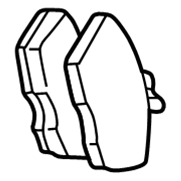 Lincoln LS Brake Pads - 4W4Z-2200-AA