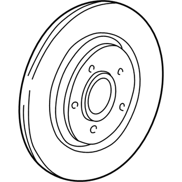 Lincoln LS Brake Disc - 2U2Z-1V125-EB