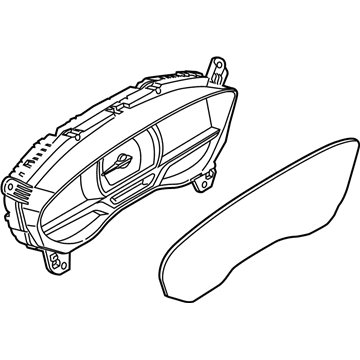 Lincoln HP5Z-10849-AE Cluster Assembly