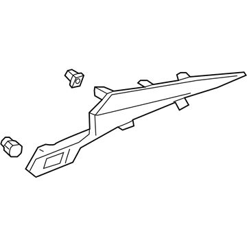 Lincoln GD9Z-5452018-AD Upper Quarter Trim