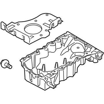 Ford 7T4Z-6675-A Oil Pan