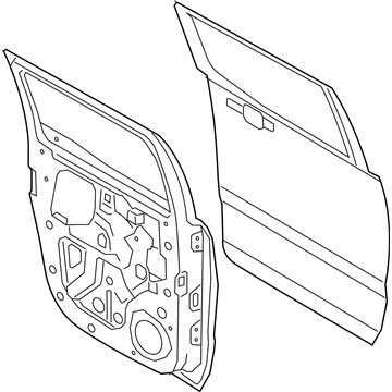 Ford KB3Z-2624630-A Door Shell