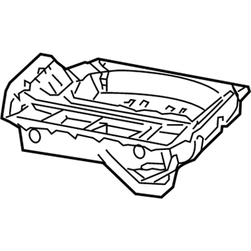 Lincoln XW4Z5463100AA Seat Frame