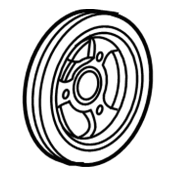 Mercury 6E5Z-6312-AA Damper & Pulley