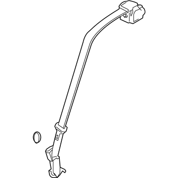 Lincoln 9A5Z-54600A38-BA Center Seat Belt