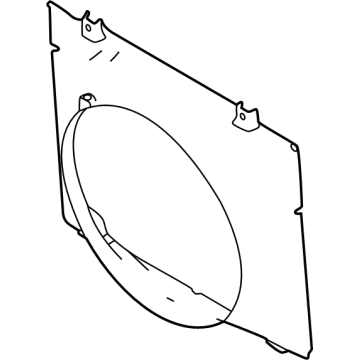 2021 Ford E-350 Super Duty Fan Shroud - LC2Z-8146-A