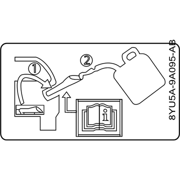 Lincoln AU5Z-9A095-D Decal