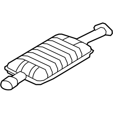 Mercury 6L8Z-5230-B Muffler