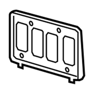 Lincoln 5L3Z-17A385-AAA License Bracket