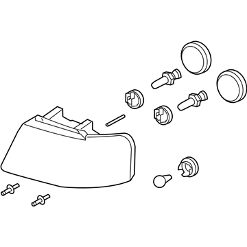 Ford 6L1Z-13008-AA Headlamp Assembly