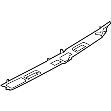 Ford D2BZ-5443400-BA Handle - Luggage Compartment