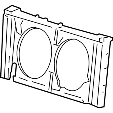 2005 Mercury Sable Radiator Support - 2F1Z-8A419-AA