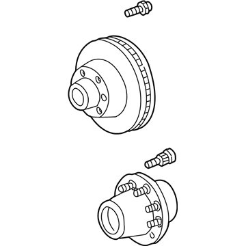 2001 Ford Excursion Wheel Hub - 3C3Z-1109-AA