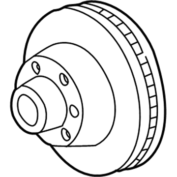 Ford 1C3Z-1V125-K ROTOR ASY