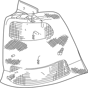 Ford 6F2Z-13404-AA Tail Lamp Assembly