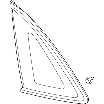 Ford LJ6Z-7829711-C GLASS - QUARTER WINDOW