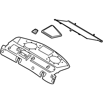 Mercury 8T5Z-5446668-AE Package Tray Trim