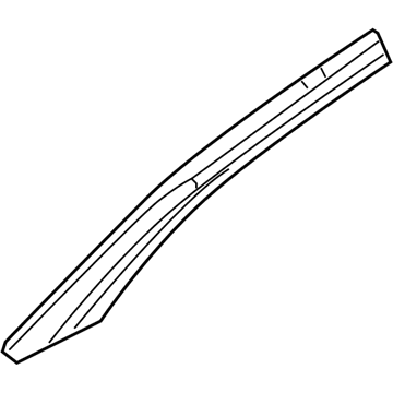 Lincoln 9H6Z-5403598-CA Windshield Pillar Trim