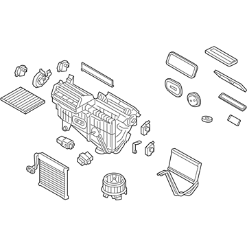 Lincoln G3GZ-19B555-S A/C & Heater Assembly