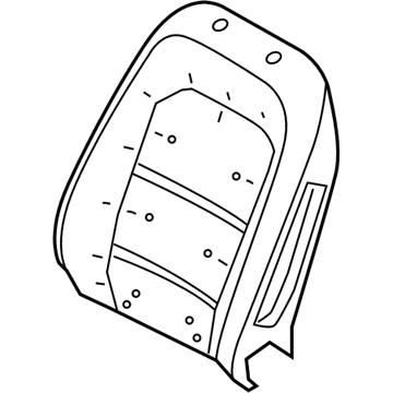 Ford LJ6Z-7864811-E Seat Back Pad