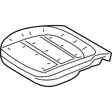 Ford LJ6Z-78632A23-D Seat Cushion Pad