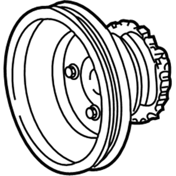 Ford 3L3Z-6B321-AA Crankshaft Pulley