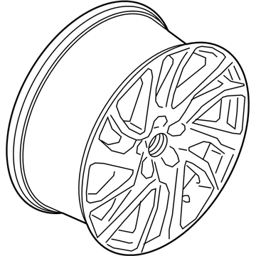 Lincoln MJ7Z-1007-C Wheel, Alloy