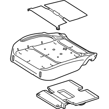 Ford DM5Z-58632A22-H Seat Cushion Pad