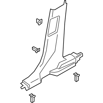 Ford LJ7Z-7824346-AA TRIM - "B" PILLAR