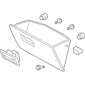 Mercury 8L8Z-7806024-AA Glove Box Assembly