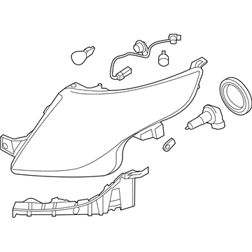 Ford BB5Z-13008-J Headlamp Assembly