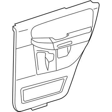 Ford 2L1Z-7827406-AAA Door Trim Panel