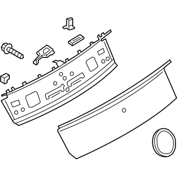 Ford FR3Z-6342528-LC Finish Panel